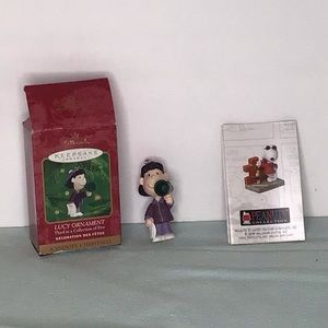 Lucy Ornament Third of collection of five Hallmark Keepsake